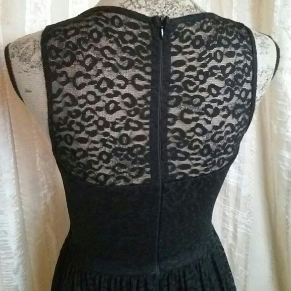 Delia's Black Lace Overlay Dress - Picture 5 of 6